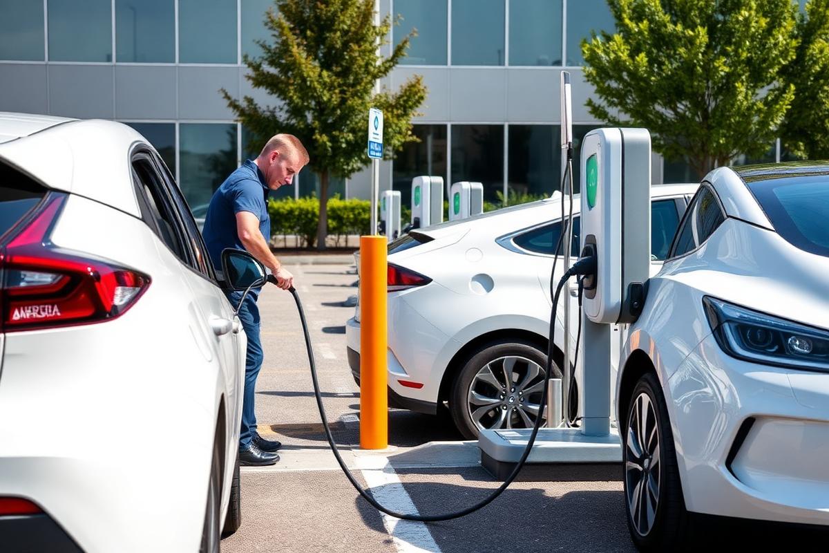 Bornes de recharge entreprise