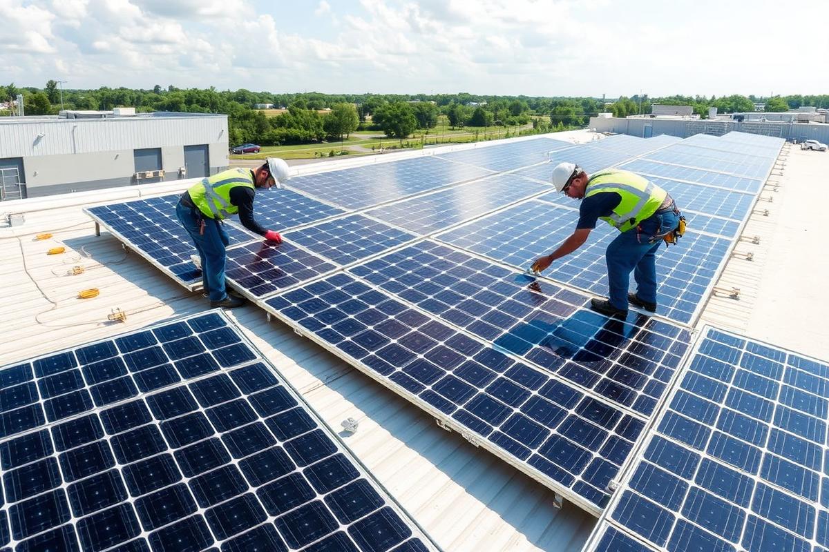 Panneaux photovoltaïques entreprise